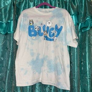 Bluey White and Blue T-shirt